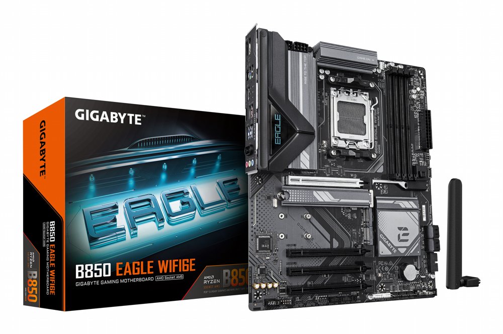 Gigabyte B850 EAGLE WIFI6E | Sockel AM5 | AMD B850 | 4xDDR5 | ATX | Mainboard