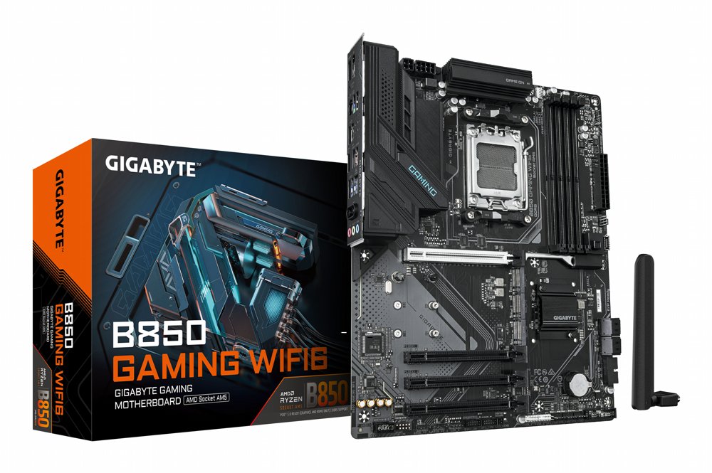 Gigabyte B850 GAMING WIFI6 | Socket AM5 | AMD B850 | 4xDDR5 | ATX | Mainboard