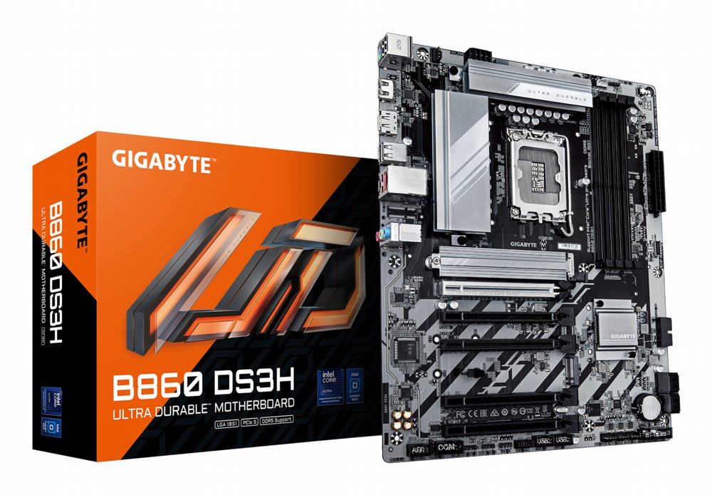 Gigabyte B860 DS3H | Sockel LGA 1851 (V1) | Intel B860 | 4xDDR5 | ATX | Mainboard