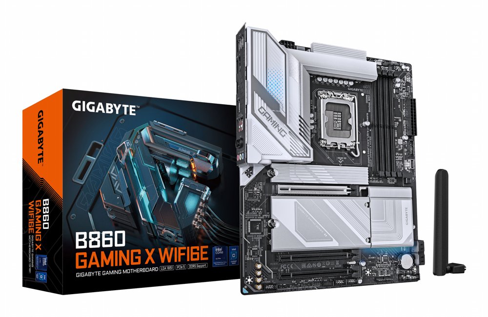 Gigabyte B860 GAMING X WIFI6E | Sockel LGA 1851 (V1) | Intel B860 | 4xDDR5 | ATX | Mainboard
