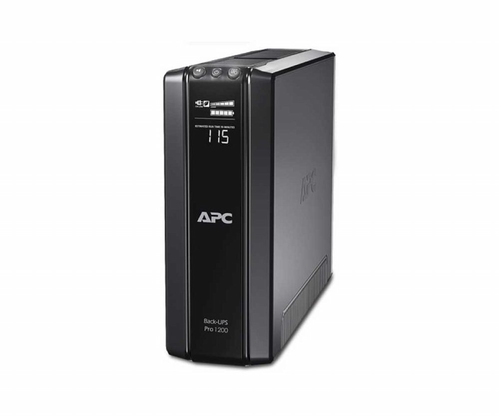 APC Back-UPS Pro BR1200G-FR | 1200 VA | 6 französisch-belgische Steckdosen (3 mit Batterie) | AVR Spannungsstabilisierung | Schutz vor Stromausfällen