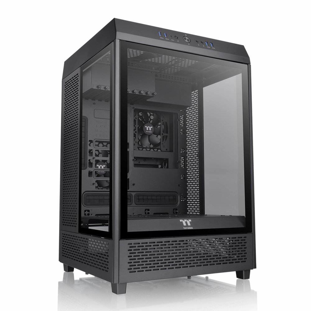 Thermaltake The Tower 500 | Mid Tower Gehäuse | Schwarz (CA-1X1-00M1WN-00)