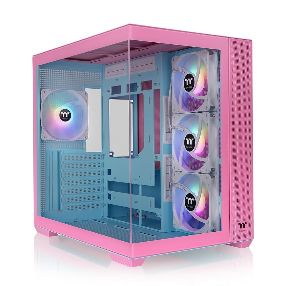 Thermaltake View 380 TG ARGB Bubble Pink | Midi-Tower-Gehäuse | Rosa (CA-1Z2-00MAWN-00)