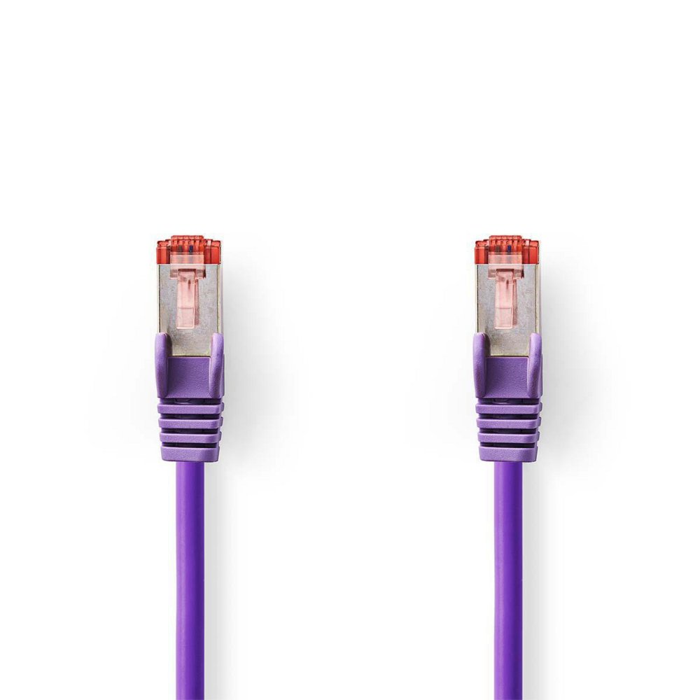 Nedis S/FTP Cat 6 Netzwerkkabel | 2 m | Lila