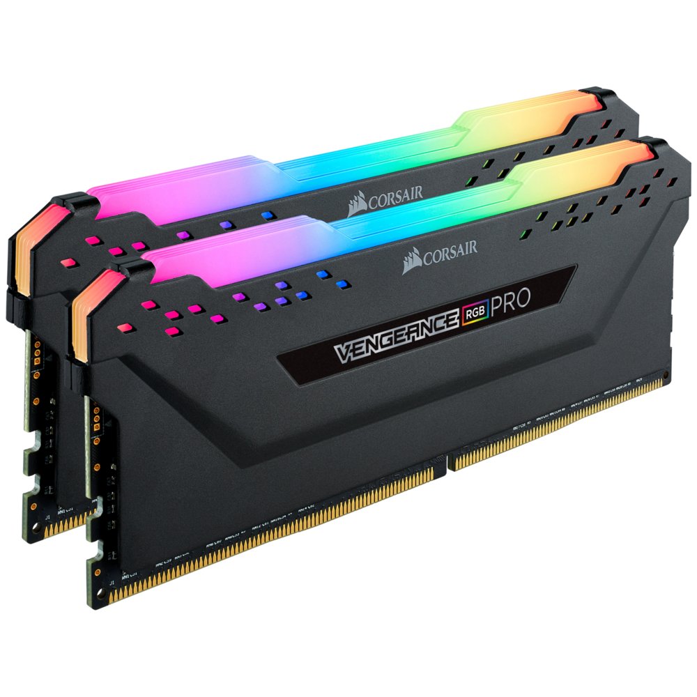 Corsair Vengeance RGB CMW16GX4M2C3200C16 Speichermodul 16 GB 2 x 8 GB DDR4 3200 MHz
