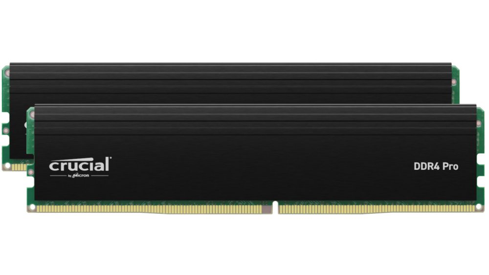 Crucial Pro | 64GB 2x32GB DDR4 | 3200MHz | DIMM | CL22 | Speicher­module | RAM