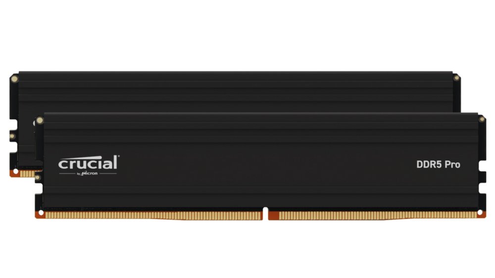 Crucial Pro | 96GB DDR5 (2×48GB) | 5600MHz DIMM | CL46 | UDIMM