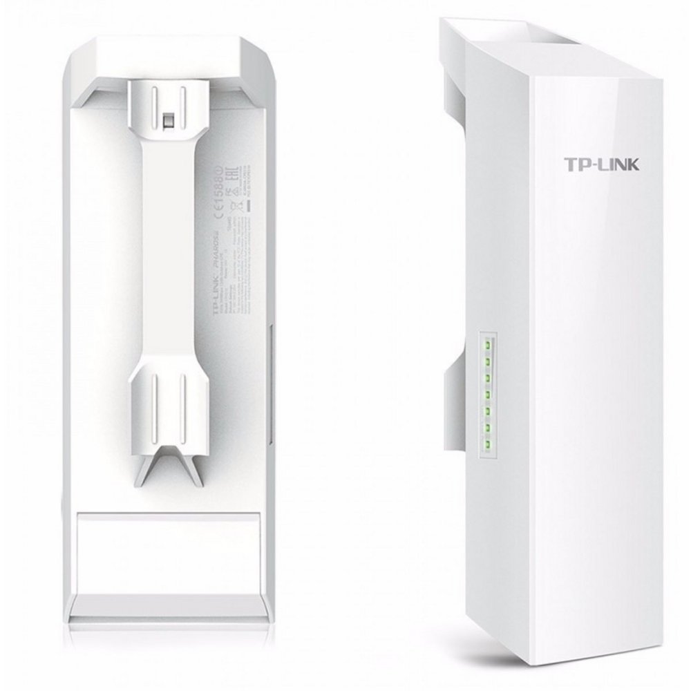 TP-Link CPE210 | WiFi 4 (802.11n) Outdoor Access Point | 300 Mbit/s | PoE (mit Adapter) | Inklusive Mastmontagehalterung