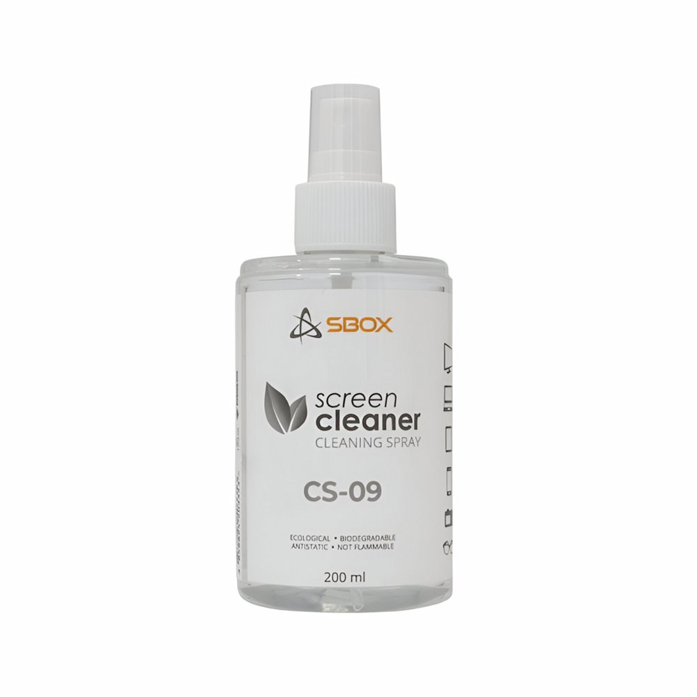 SBOX CS-09 Bildschirmreiniger Spray | 200 ml