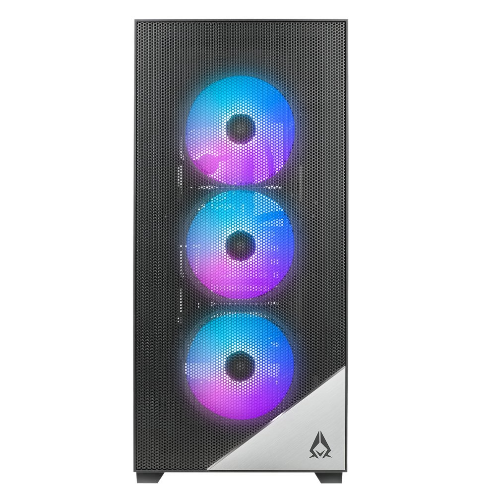 Azza Aero 480 RGB | Midi-Tower-Gehäuse | Schwarz