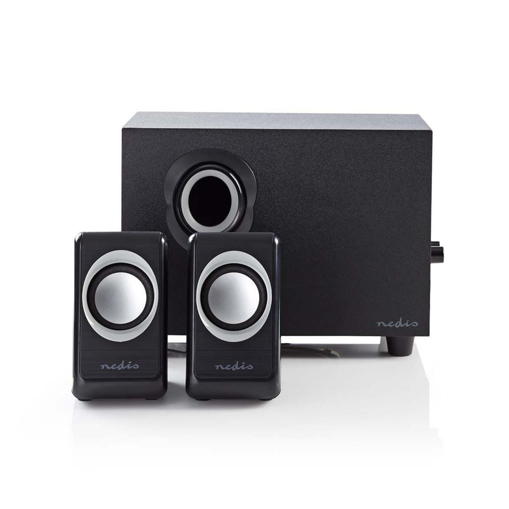 Nedis CSPR10021BK | 2.1 Lautsprecherset | 16 W RMS | Schwarz
