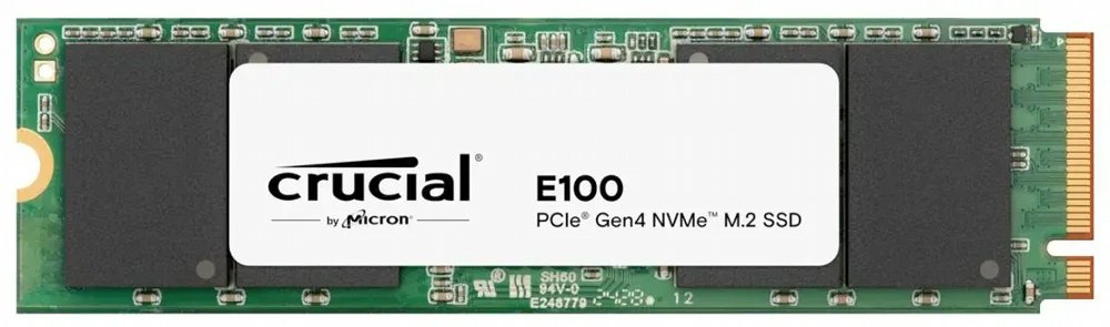 Crucial E100 | 1TB NVMe SSD | M.2 Gen4 | 5.000MB/s Lesen | 4.500MB/s Schreiben
