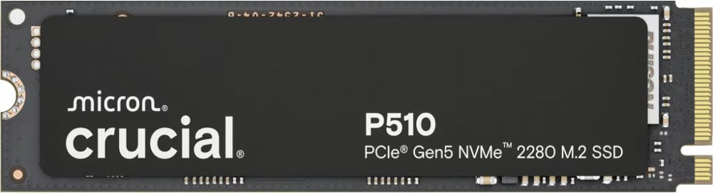 Crucial P510 | 1TB NVMe SSD | M.2 | Gen5 | 11.700MB/s Lesen | 9.500MB/s Schreiben
