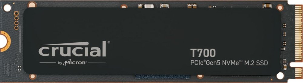 Crucial T700 | 1TB NVMe SSD | M.2 | Gen5 | 11.700MB/s Lesen | 9.500MB/s Schreiben