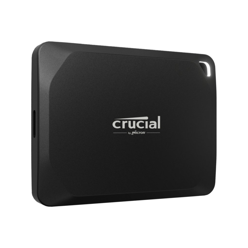 Crucial X10 Pro | Externe SSD | 1 TB | USB 3.2 Gen 2x2 | 2.100 MB/s | IP55 | Schwarz | Kompakt & Robust