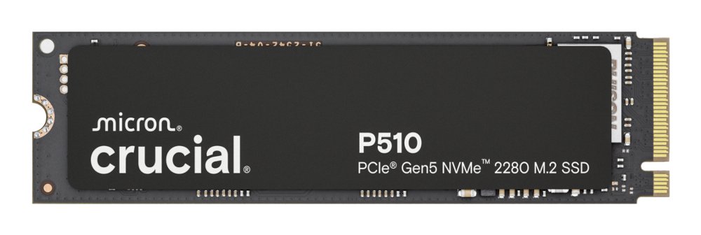 Crucial P510 | 2TB NVMe SSD | M.2 | Gen5 | 11.700MB/s Lesen | 9.500MB/s Schreiben