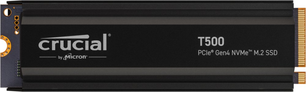 Crucial T500 | 2 TB NVMe SSD | M.2 Gen4 | bis zu 7.400 MB/s Lesen | bis zu 7.000 MB/s Schreiben