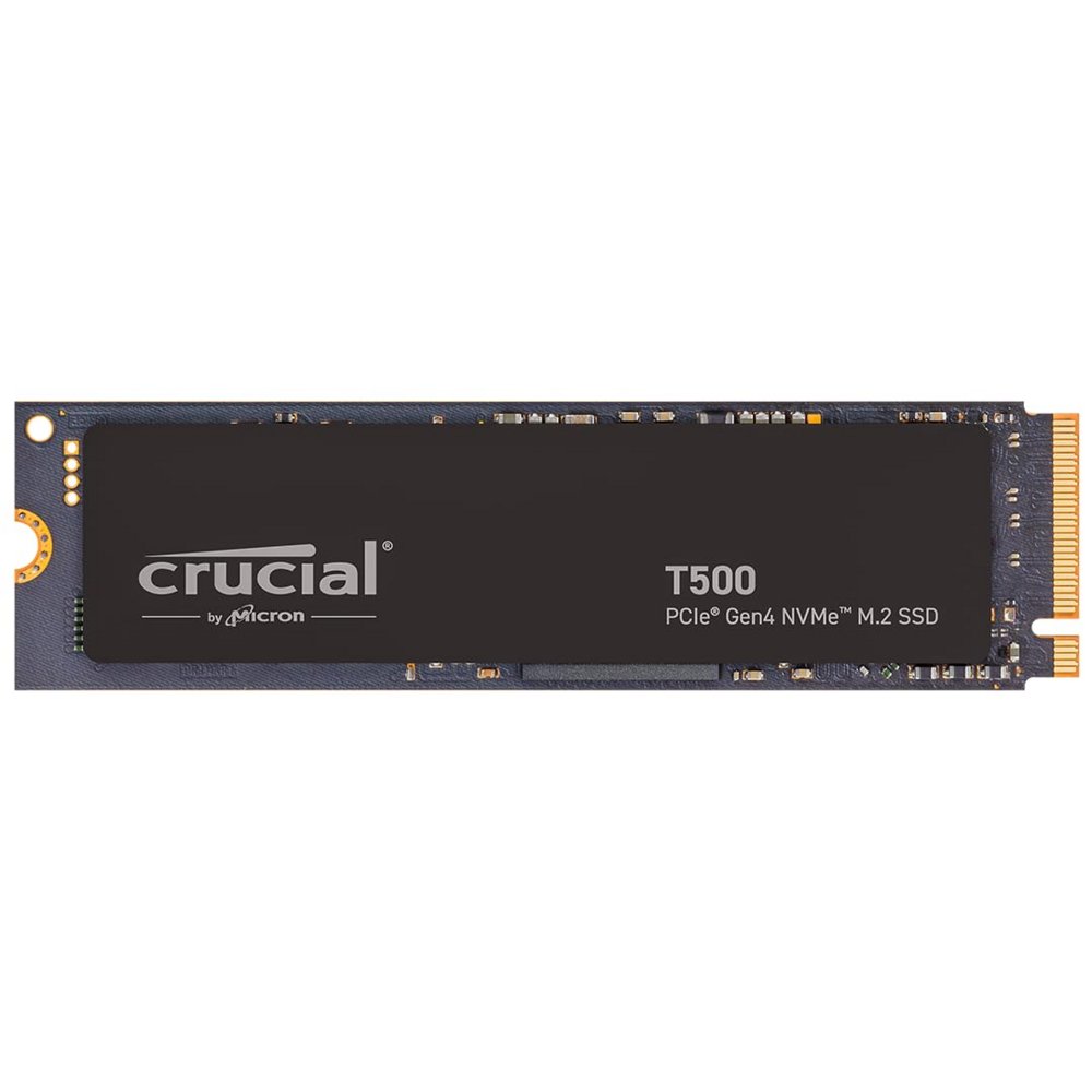 Crucial T500 | 2 TB NVMe SSD | M.2 Gen 4 | 7.400 MB/s Lesen | 7.000 MB/s Schreiben