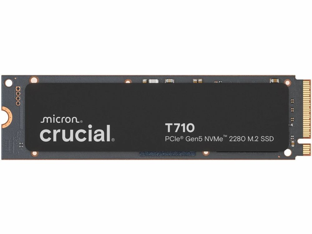 Crucial T710 | 2 TB NVMe SSD | M.2 | Gen5 | 14.500 MB/s Lesen | 12.700 MB/s Schreiben