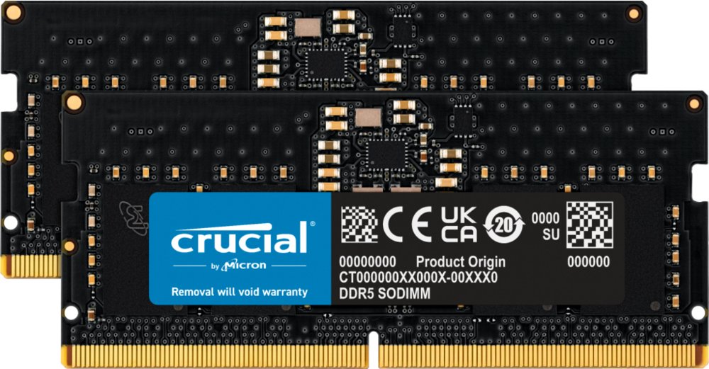 Crucial | 16GB 2x8GB DDR5 | 4800MHz | SODIMM | CL40 | Speicher­modul | RAM