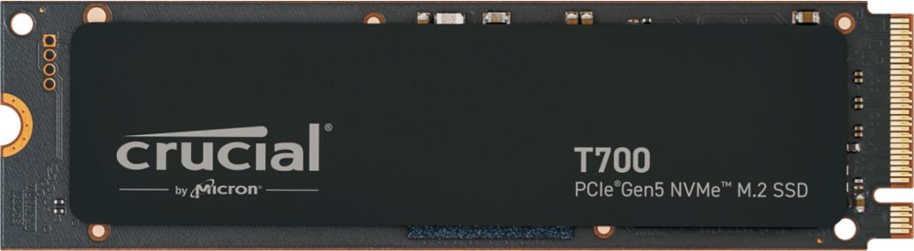 Crucial T700 | 4TB NVMe SSD | M.2 | Gen5 | 12.400MB/s Lesen | 11.800MB/s Schreiben