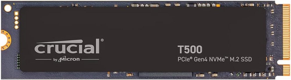 Crucial T500 | 500GB NVMe SSD | M.2 | Gen4 | 7.200MB/s Lesen | 5.700MB/s Schreiben