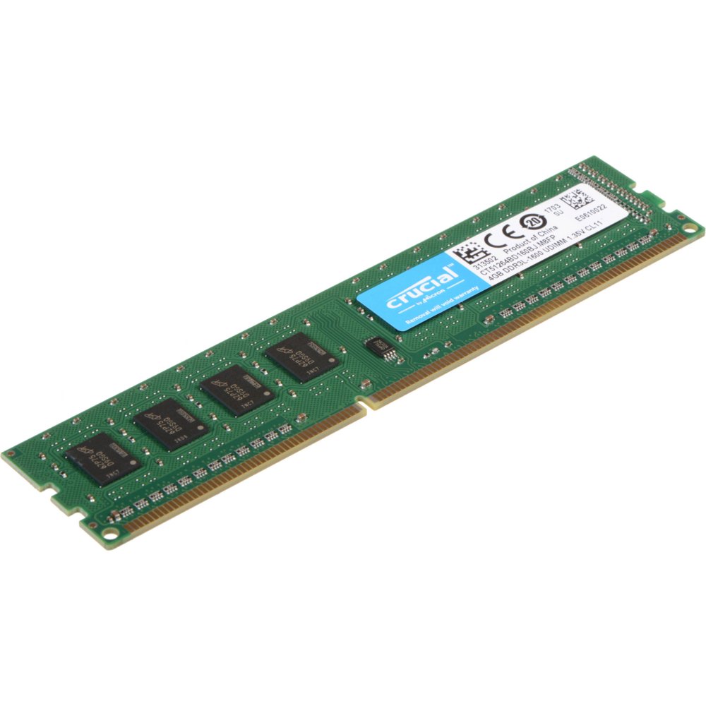Crucial | 1x4GB DDR3 | 1600MHz | DIMM | CL11 | Speicher­modul | RAM
