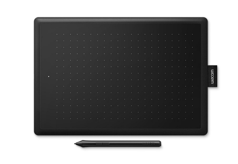 Wacom One by Small Grafiktablett Schwarz 2540 lpi 152 x 95 mm USB