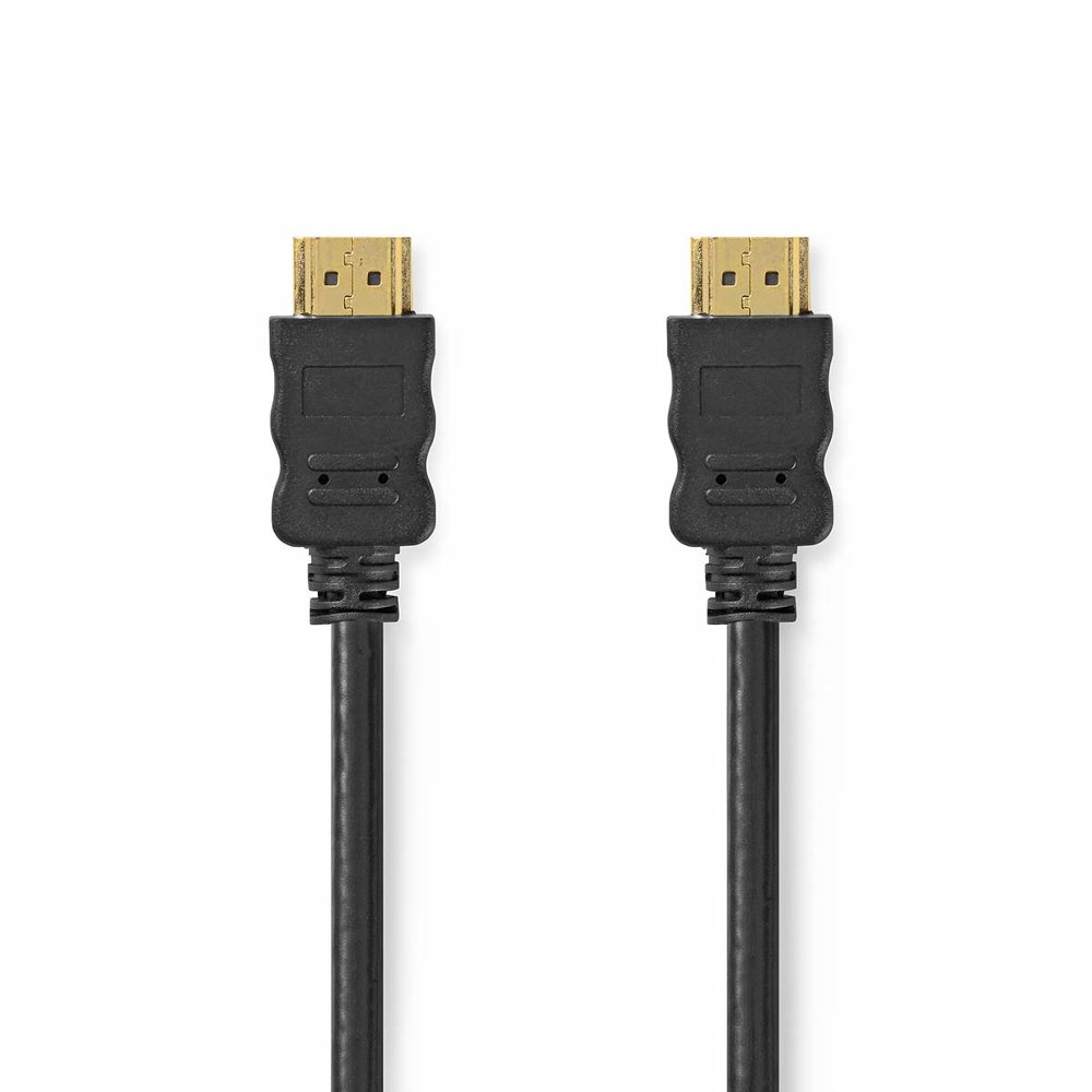 Nedis CVGL34060BK20 | HDMI-Kabel | 2 m | HDMI Typ A (Standard) Stecker-Stecker | 4K | Schwarz