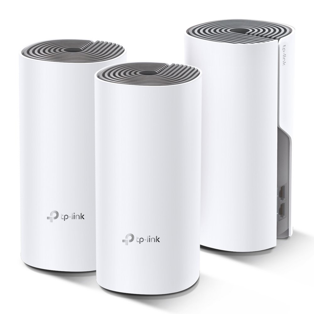 TP-Link Deco E4 (3-Pack) | Dual-Band WiFi 5 Mesh-Router | Fast-Ethernet | AC1200