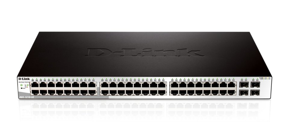 D-Link DGS-1210-52 Netzwerk-Switch Managed L2 Gigabit Ethernet (10/100/1000) 1U Schwarz