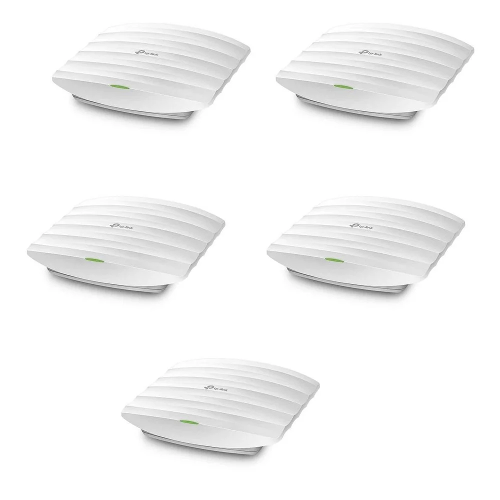 TP-Link EAP245 (5er-Pack) | WiFi5 Access Point | 1750Mbit/s | PoE (mit Injektor) | Inklusive Montagehalterungen