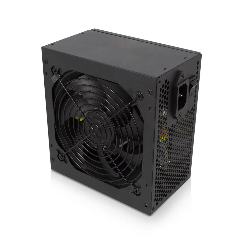 Eminent EM3908 | 600 Watt ATX Netzteil | 20+4 Pin | Aktive Kühlung | Schwarz
