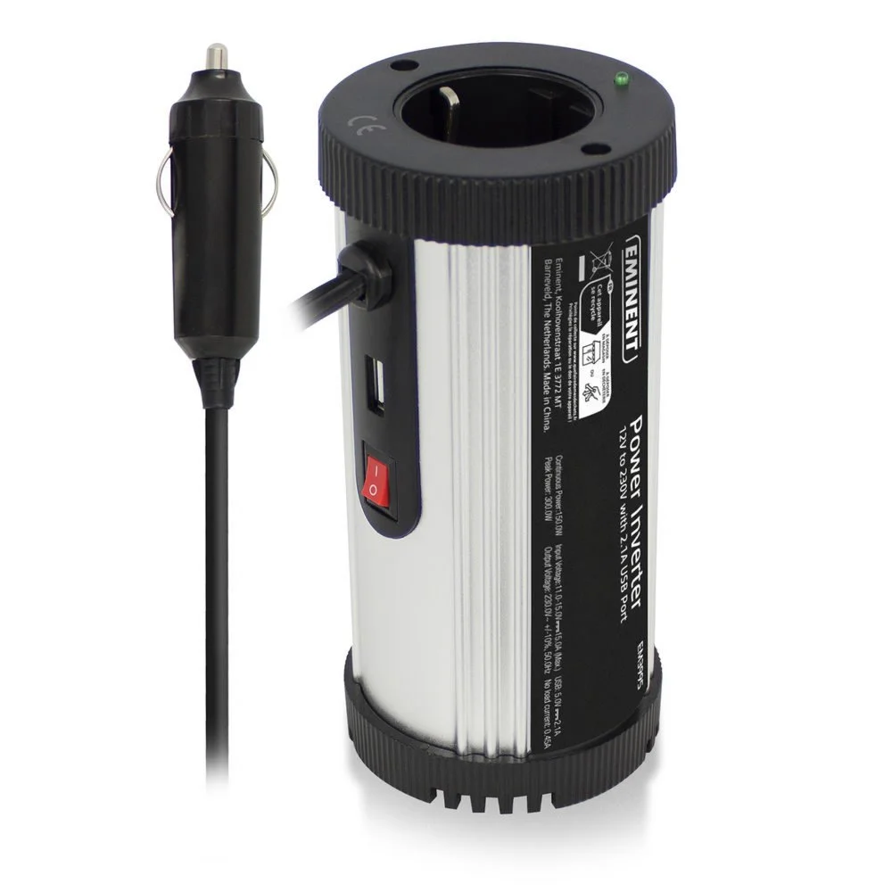 Eminent EM3995 | Kfz-Wechselrichter mit USB-A | 150 Watt