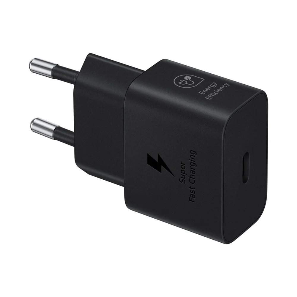 Samsung 25W USB-C Adapter | Schnellladegerät | Schwarz