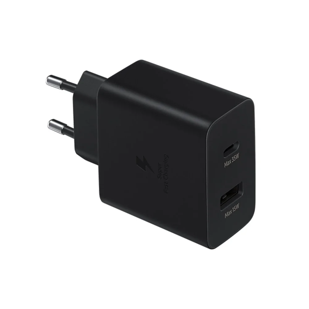 Samsung EP-TA220NBEGEU | Ladegerät 35W USB-A & USB-C | Schwarz