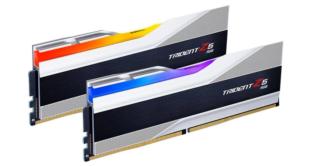 G.Skill Trident Z5 RGB Silber | 32GB 2x16GB DDR5 | 6000MHz | DIMM | CL40 | Speicher­modul | RAM