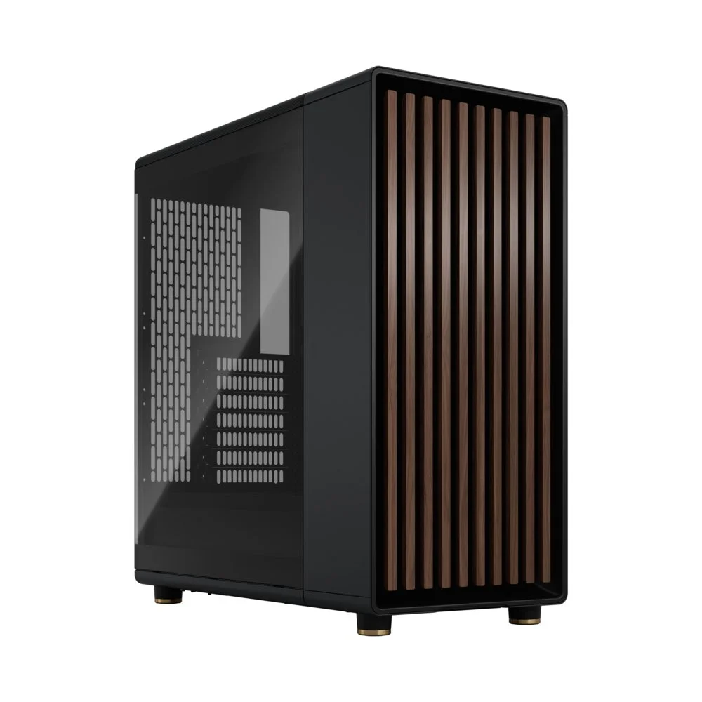 Fractal Design North TG Clear Charcoal | Midi Tower-Gehäuse | Schwarz