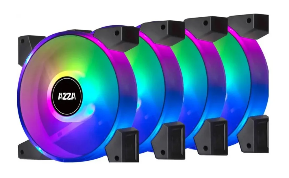 Azza Hurricane II RGB 4er Pack | 120mm Gehäuselüfter