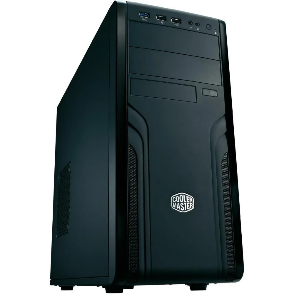 Cooler Master Force 500 | Midi-Tower-Gehäuse | Schwarz
