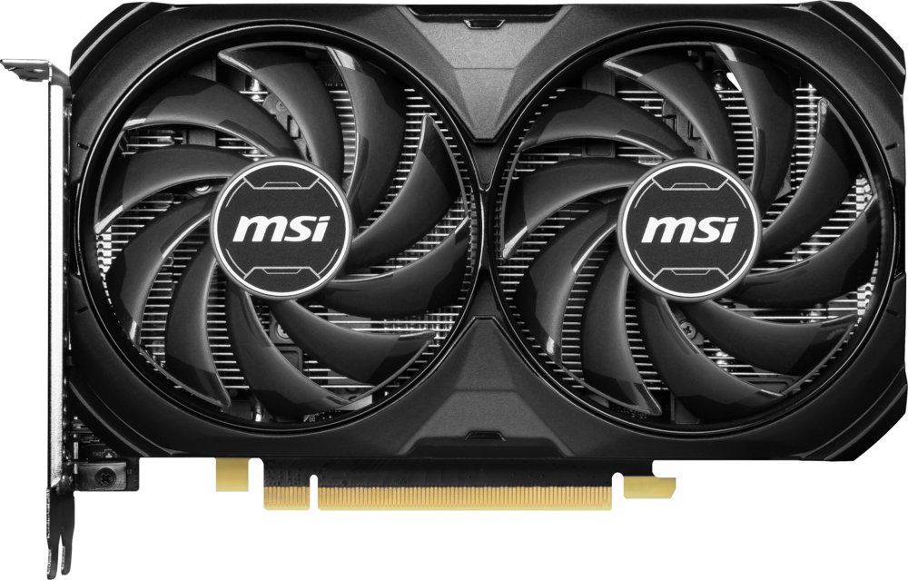 MSI GeForce RTX 4060 Ti Ventus 2X Black OC | 8GB GDDR6 VRAM | Grafikkarte | Nvidia GPU