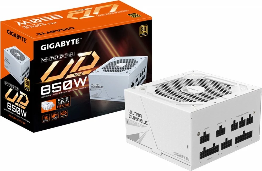 GIGABYTE UD850GM PG5W | 850 Watt Gold ATX 3.0 PSU | Modular | Netzteil | Stromversorgung