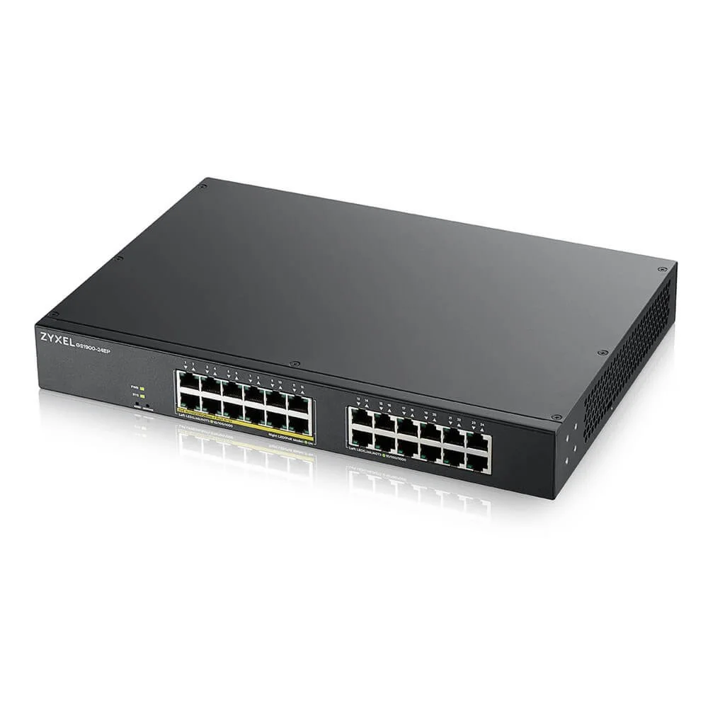 Zyxel GS1900-24EP | Managed L2 Switch | 24 Ports | Gigabit Ethernet | PoE