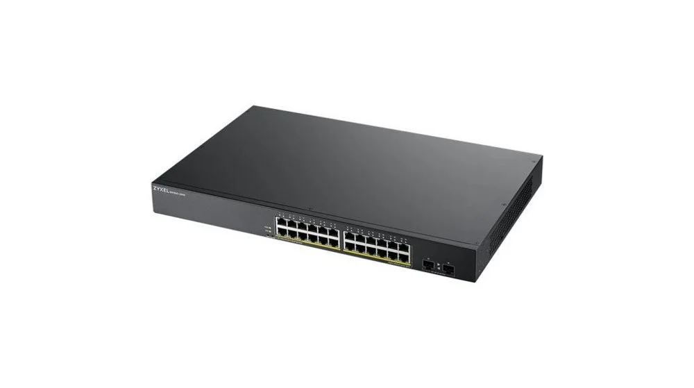 Zyxel GS1900-24HP | Managed Switch | 24 Ports | Gigabit Ethernet | PoE | 1U | Schwarz