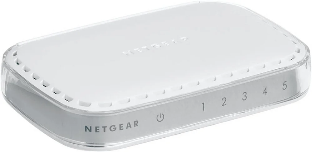 NETGEAR GS605-400PES | 5-Port Gigabit Unmanaged Switch | Plug & Play | Energieeffizient | Weiß
