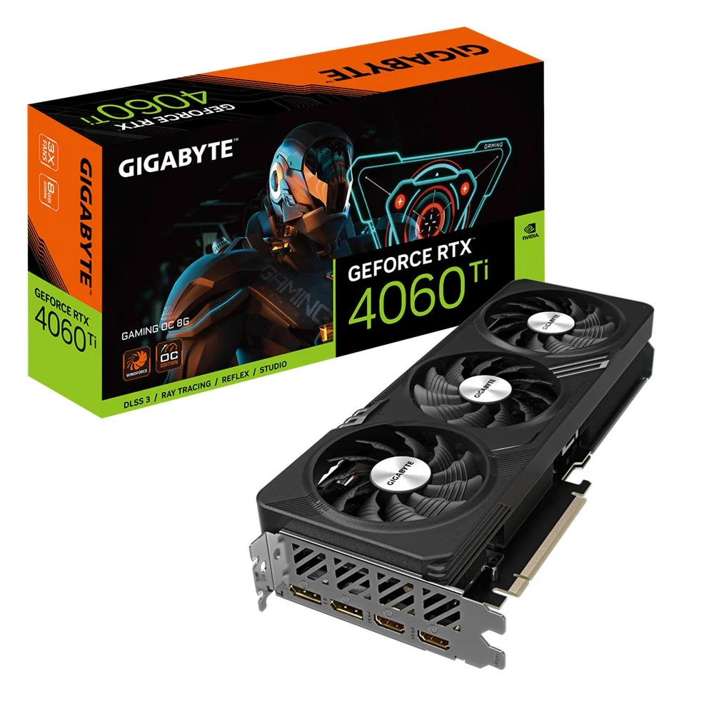 Gigabyte GeForce RTX 4060 Ti Gaming OC | 8GB GDDR6 VRAM | Grafikkarte | Nvidia GPU