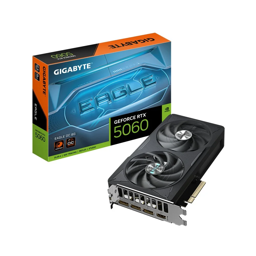 GIGABYTE GeForce RTX 5060 EAGLE OC | 8GB GDDR7 | DLSS 4 | Grafikkarte | Nvidia GPU