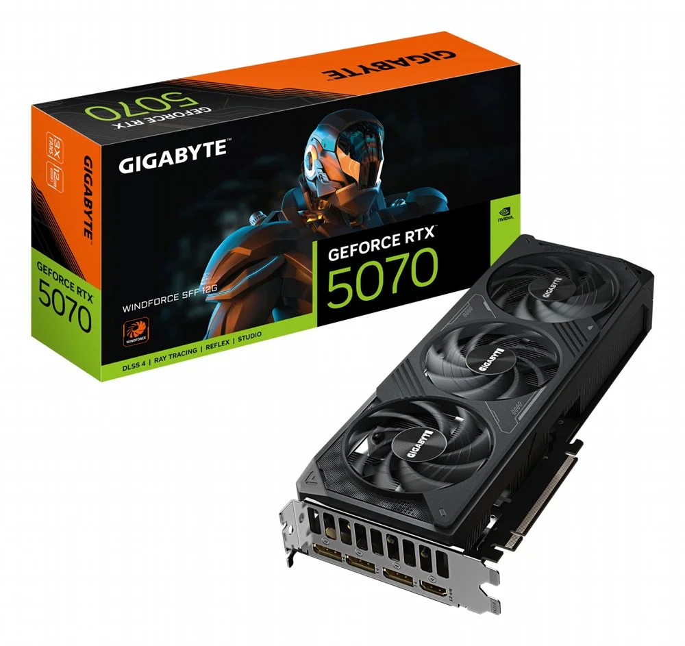 GIGABYTE GeForce RTX 5070 WINDFORCE OC SFF | 12GB GDDR7 | DLSS 4 | Grafikkarte | Nvidia GPU
