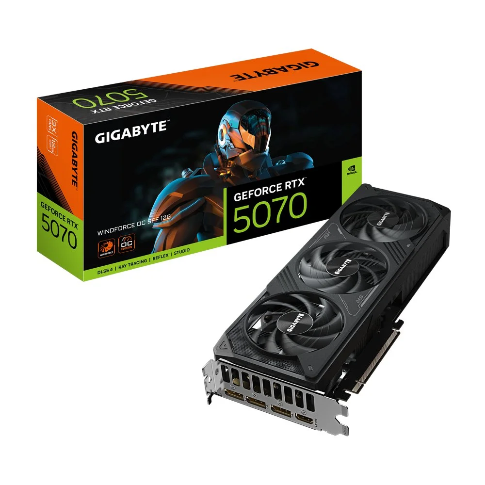GIGABYTE GeForce RTX 5070 WINDFORCE OC SFF | 12GB GDDR7 | DLSS 4 | Grafikkarte | Nvidia GPU