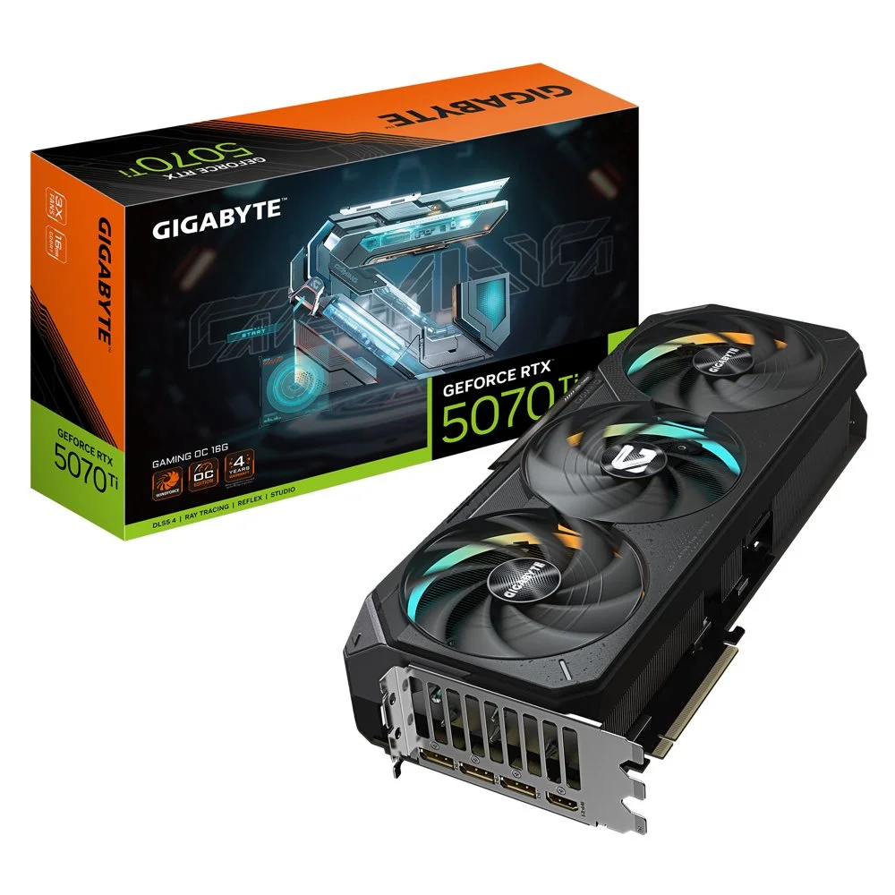 Gigabyte GeForce RTX 5070 Ti Gaming OC | 16GB GDDR7 VRAM | DLSS 4 | Grafikkarte | Nvidia GPU